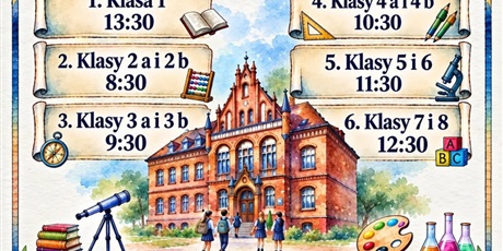 Harmonogram rozpoczęcia roku szkolnego 2026/2027
